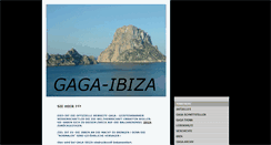 Desktop Screenshot of gaga-ibiza.com